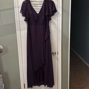 Purple dress equivalent to size 14 women